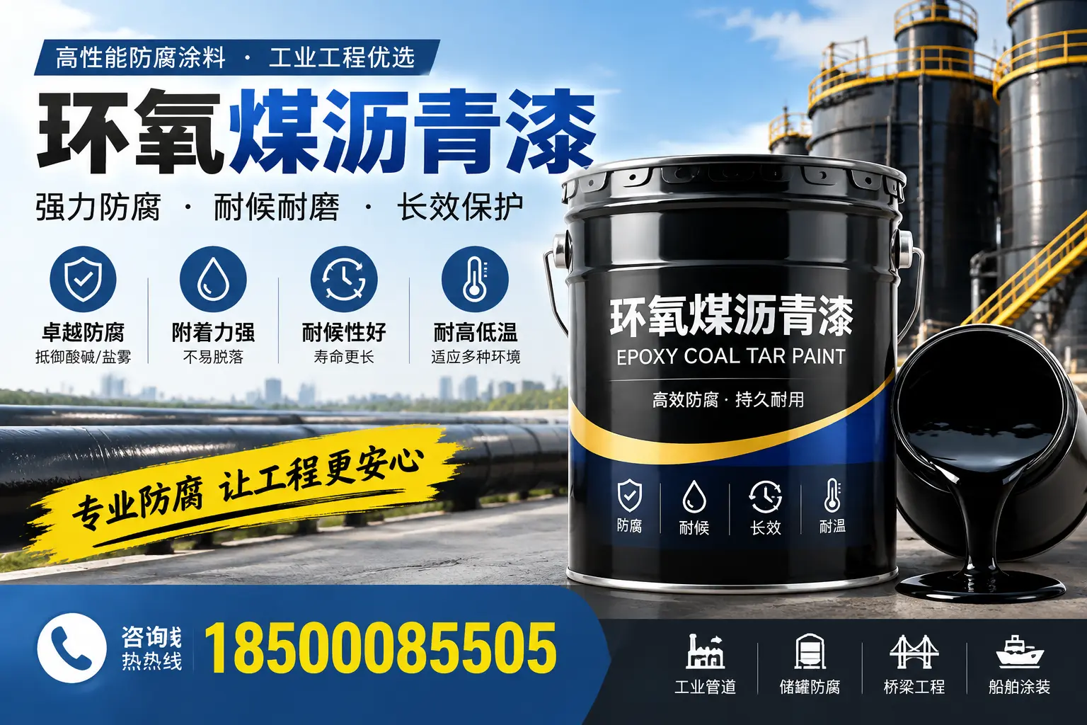 环氧煤沥青漆的施工方法与注意事项，确保在承德顺利完成
